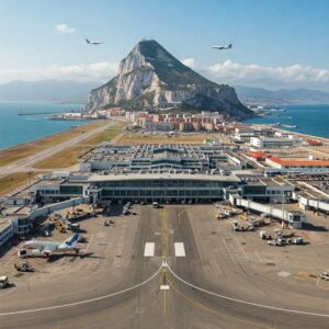 Where Planes Share the Road: The Unusual Gibraltar International Airport