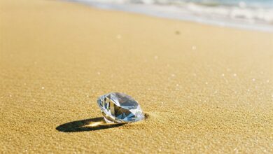 The Lost Diamond on the Beach: A Sparkly Stroke of Luck