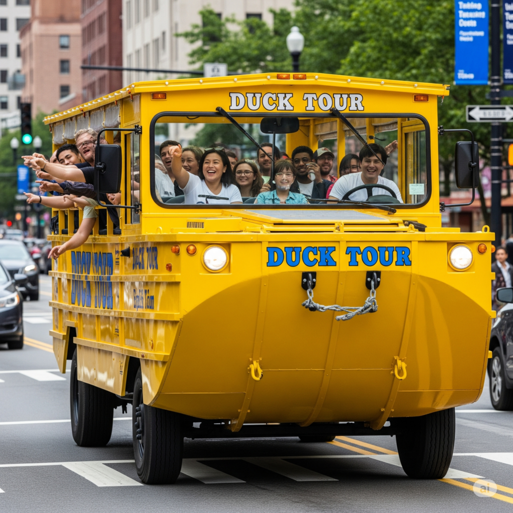 The Duck Tour: amphibious Vehicles Making a Splash