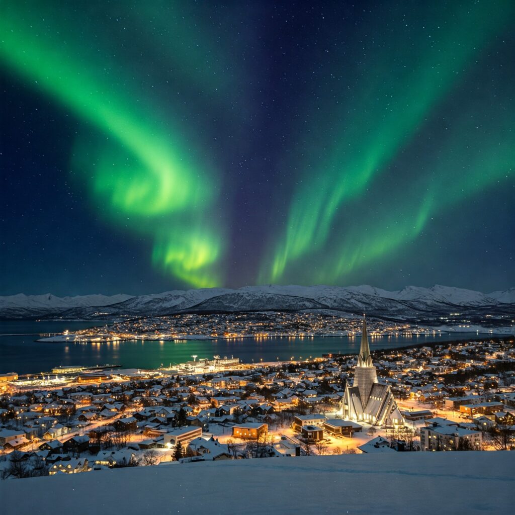 Tromsø, Norway (Winter): From Endless Light to Twilight Hues